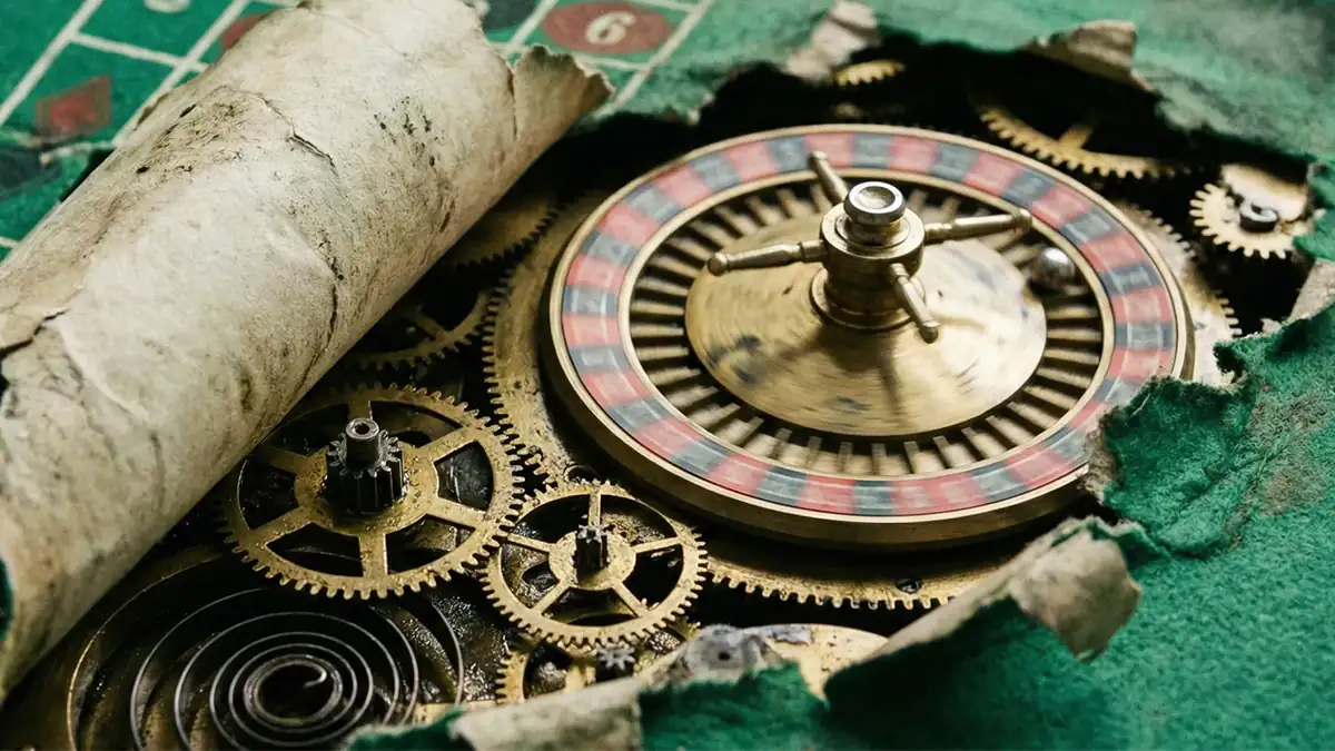 Rulet tocak koji probija rulet tablu.